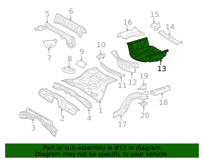 Trunk trough Lexus IS 06-13