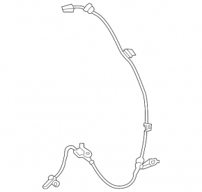 Front right ABS sensor for Kia Sorento 21-25 HEV, PHEV