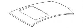 Metal roof for Lexus IS250 IS300 IS350 06-14 with sunroof