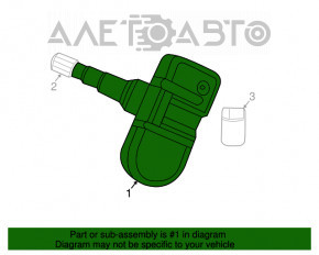 Jeep Cherokee KL 14-23 Wheel Pressure Sensor