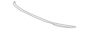 Rear bumper molding Honda Accord 16-17 rest chrome, scratches