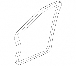 Front right door seal for Honda Accord 2013-2017