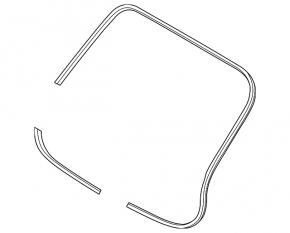 Rubber seal for the trunk door Kia Niro 23-