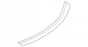 Honda Accord 13-17 center console trim, upper left, gray, scratches