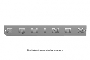 Door inscription EQUINOX front left Chevrolet Equinox 18- black