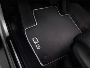 Set of floor mats for Audi Q3 8U 15-18 cloth black Q3 8U