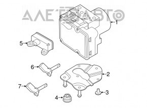 ESP Sensor Porsche Macan 15-18