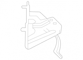 Auxiliary Cooling Pump Bracket Mercedes W167 GLE 350 20-23 2.0T Assembled 2 Parts