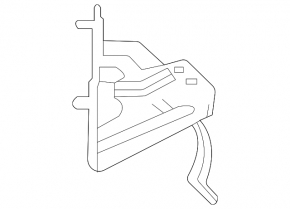 Auxiliary Cooling Pump Bracket Mercedes W167 GLE 350 20-23 2.0T Assembled 2 Parts