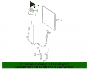 Auxiliary Cooling Pump Bracket Mercedes W167 GLE 350 20-23 2.0T Assembled 2 Parts