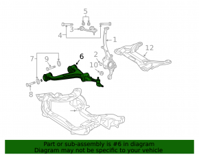 Lower front right control arm Mercedes W211 E350