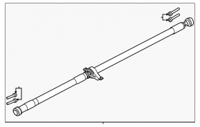 Drive shaft driveshaft Ford Escape MK4 20- 1.5T, 2.0T
