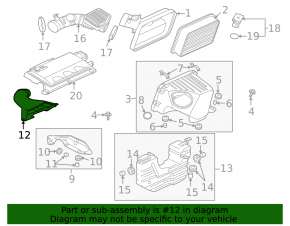 Mitsubishi Galant 04-12 Air Intake