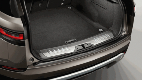Land Rover Range Rover Velar 18-20 trunk opening trim, black with chrome and backlight for spare wheel