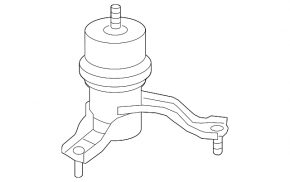 Engine mount right Lexus RX350 RX450h 10-15