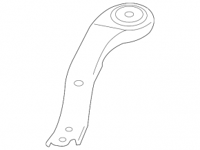 Rear subframe burr left Subaru Outback 15-19 rusty