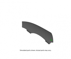 Front right door glass for Cadillac ATS 13-18 triplex
