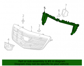 Cadillac ATS 15-18 Grille Deflector