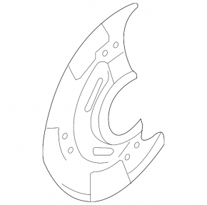 Brake Disc Cover Front Left Subaru Outback 15-19