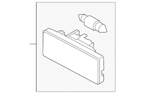 Nissan Leaf 11-17 trunk light