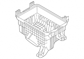 Lower air filter housing cover Kia Soul 20-25 1.6, 2.0