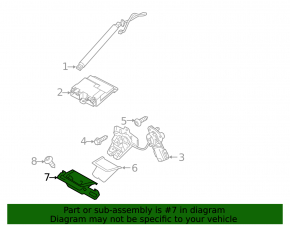 Volvo XC40 19-25 Tailgate Lock Hook