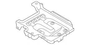 Battery tray Hyundai Elantra UD 11-16