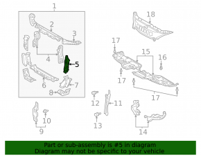Left side TV panel for Toyota Camry v30 2.4