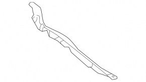 Left hood-to-wing seal for Subaru WRX 15-21