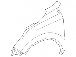 Front left wing Honda CRV 17-22