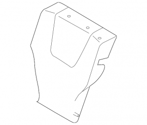 Left rear seat backrest for Subaru Forester 17-18 SJ, gray cloth, needs cleaning, scratch