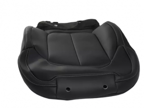 Jeep Grand Cherokee WL 23-24 driver's seat back upholstery, black leather, heated