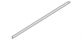 Inner glass seal front right door Kia Niro 23-