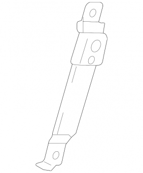 Driver's seat belt bracket Hyundai Sonata 11-15