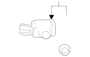 Rear Parking Sensor Toyota Rav4 19-
