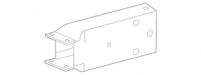 Left front bumper reinforcement fang for Mercedes H247 GLA 20-26