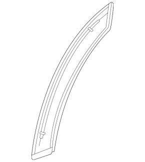 Rear right door arch trim for Mercedes X247 GLB 20-26