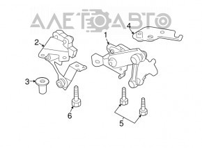 Rear body tilt sensor Mazda3 MPS 09-13
