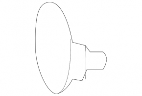 Right headlight washer cap for Land Rover Range Rover 18-21 rest.