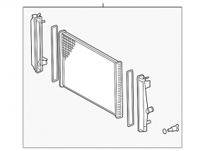 Radiator cooling water Toyota Rav4 13-16 TYC