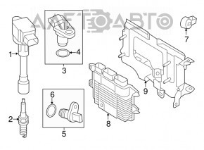 Block ECU engine computer Nissan Sentra 16-18 rest 1.8