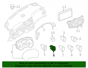 Headlight Corrector Control Infiniti JX35 QX60 13-