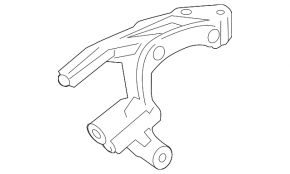 EGR valve bracket for Toyota Rav4 21