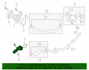Thermostat housing Hyundai Tucson 16-21 2.0