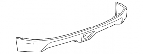 Chevrolet Volt 11-15 rear bumper lip