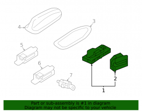 Antenna fin Volvo XC60 18-23