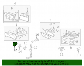 Honda CRV 12-16 Stabilization Disabling Button