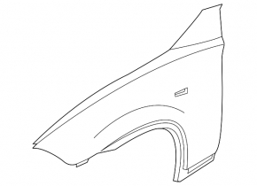 Front right fender BMW X3 E83 03-10