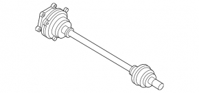 Hyundai Ioniq 5 22-24 rear right axle drive with hub