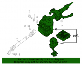 Steering column EUR Kia Soul 14-16
